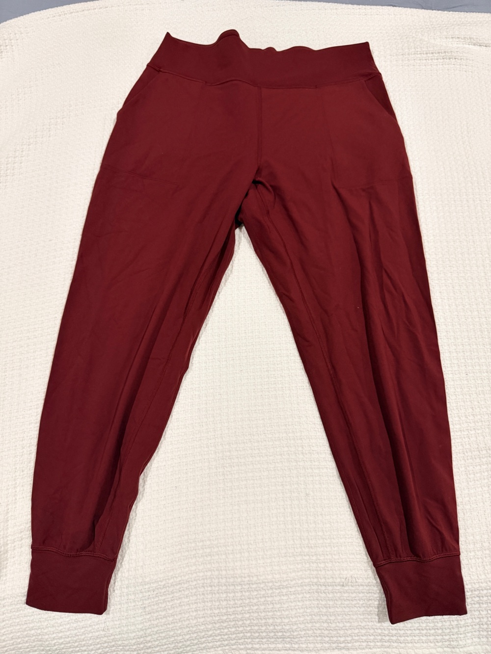 lululemon athletica Wine Red Track Joggers
